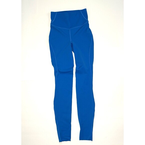 Lululemon Size 2 Leggings Fast Free High Rise Blue 25 inch Running 1 pocket - Picture 3 of 4